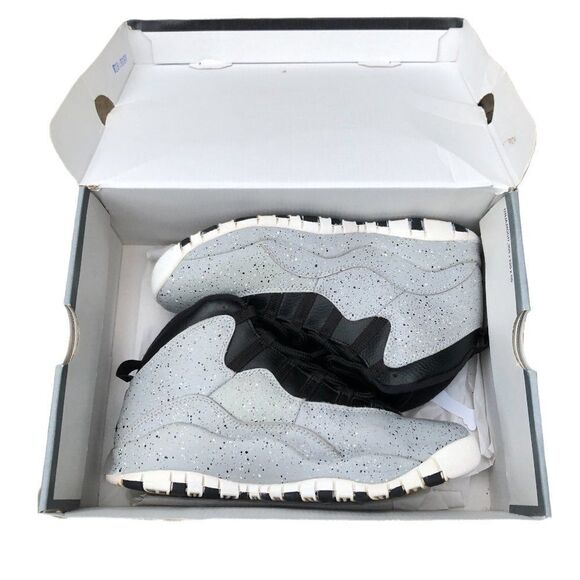 Rare 2018 air jordan 10 retro light smoke grey 'Cement' with box - Picture 5 of 16
